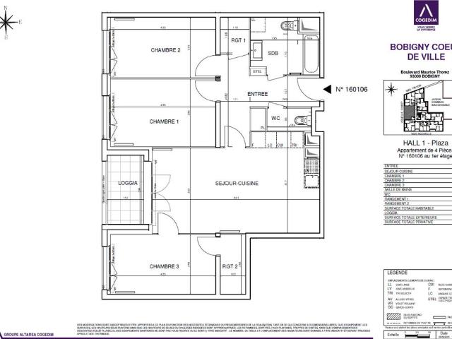 Appartement T4 BOBIGNY à louer