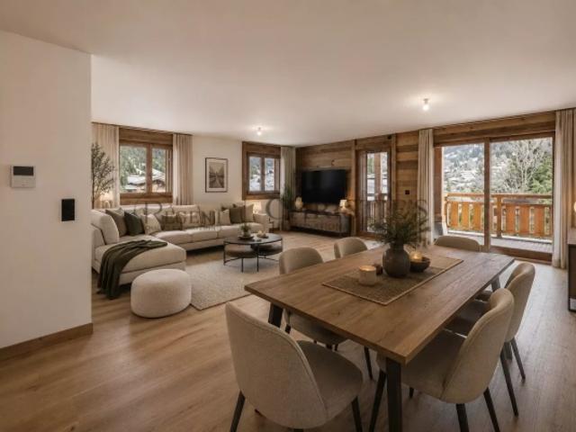 APPARTEMENT T4 + CABINE AU REZ DE CHAUSSÉE SURÉLEVÉ LES GETS