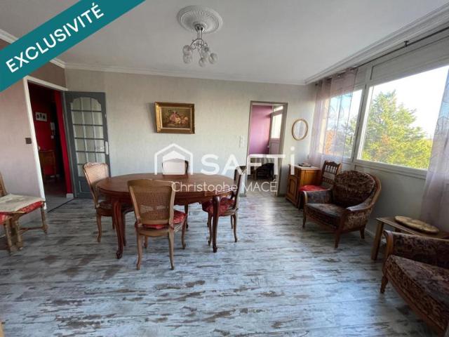 Appartement T4 de 76m2 Laval centre Rive Gauche
