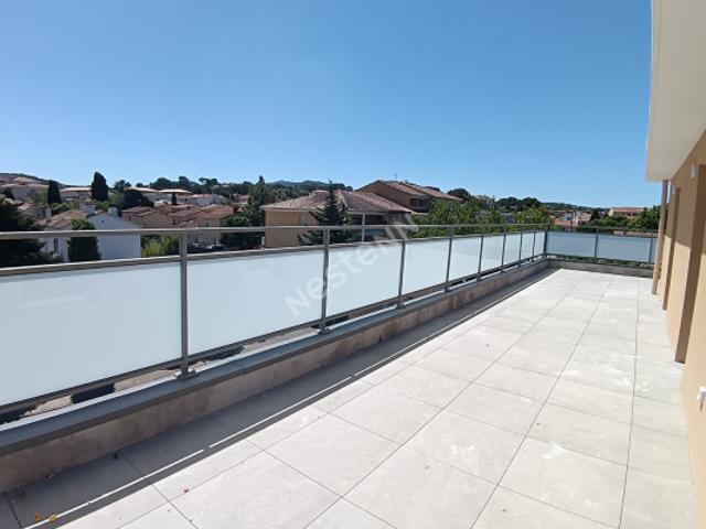 Appartement T4 de 86m² avec deux terrasses de 23,30m² et 22m² et 2 places de parking