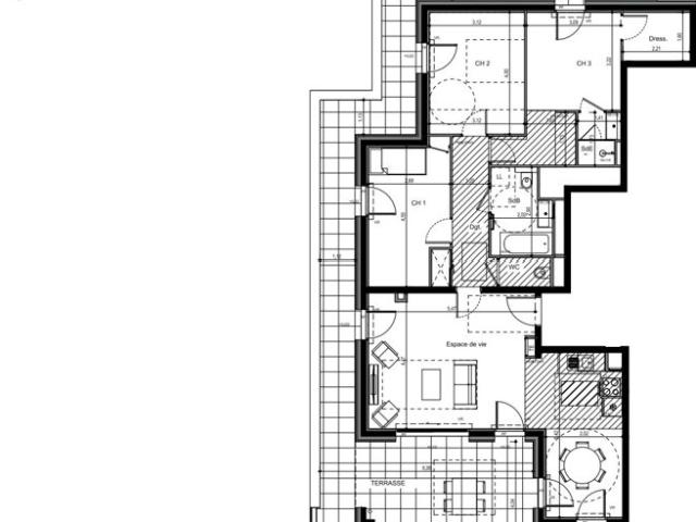 Appartement T4 de 95 m2