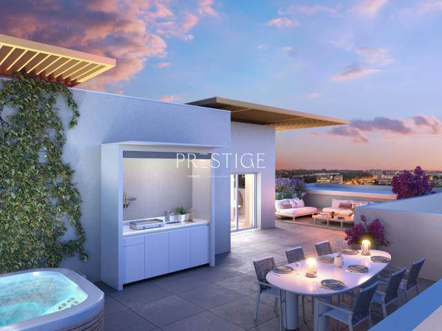 Appartement T4 d'exception en dernier étage avec spa 4 pièces, 96 m²