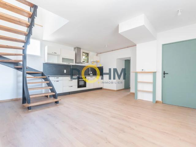 Appartement T4 duplex avec terrasse et jardin