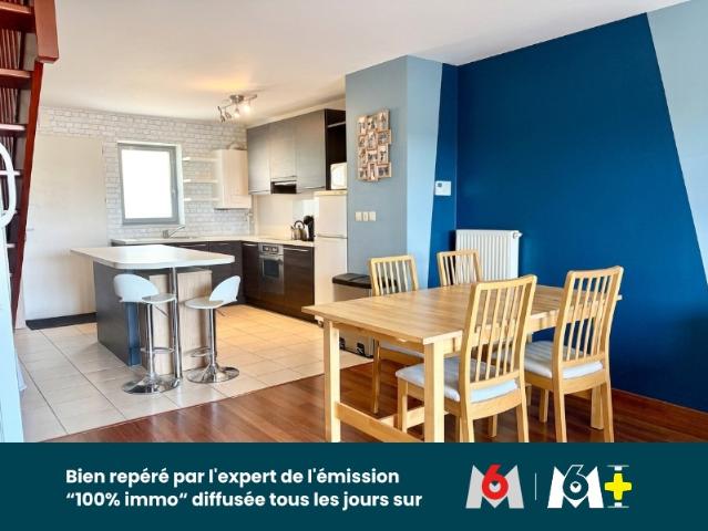 Appartement T4 en duplex avec terrasse, stationnement sécurisé et cave Saint Herblain bourg 3 chambres