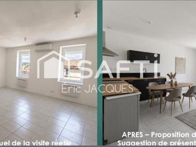 Appartement T4 entièrement rénové