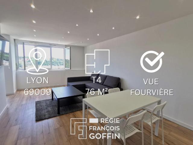 APPARTEMENT T4 GARE DE VAISE IDEAL FAMILLE OU INVESTISSE