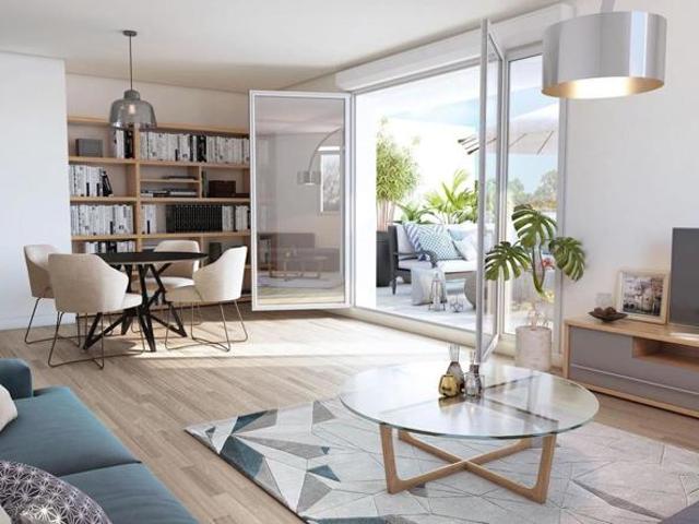 Appartement T4 neuf de standing 2 balcons parkings