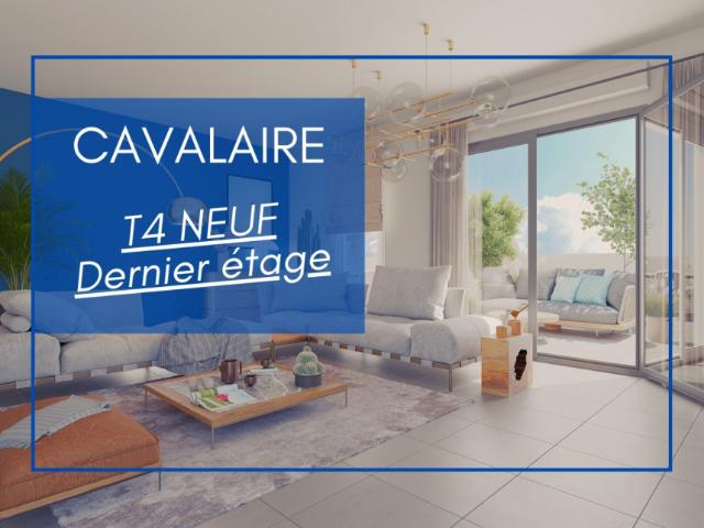 Appartement T4 neuf en dernier étage Cavalaire 83240