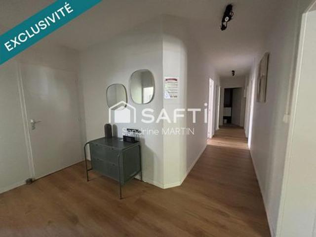 Appartement T5, 105m2, RDC surélevé, cave