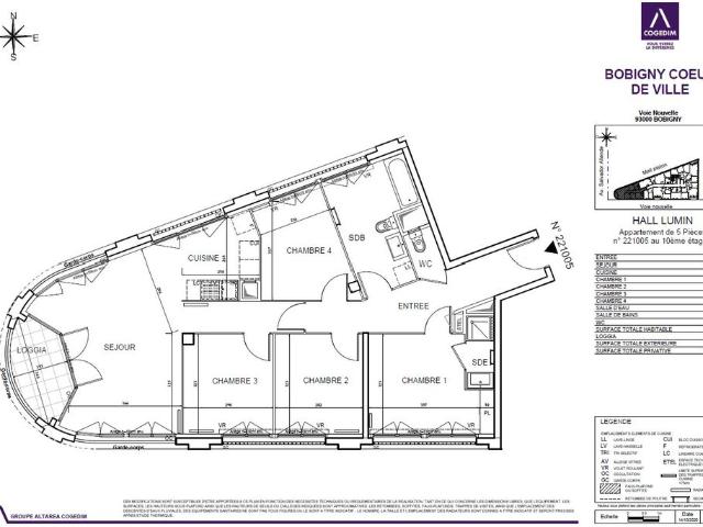 Appartement T5 BOBIGNY à louer