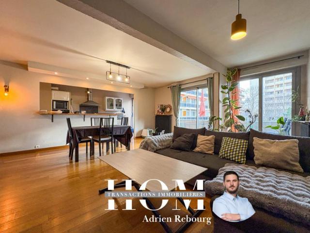 Appartement T5 de 99m2 avec balcon + garage