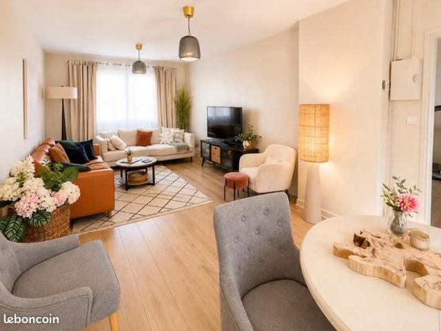 Appartement T5 en dernier étage avec jardin et garante