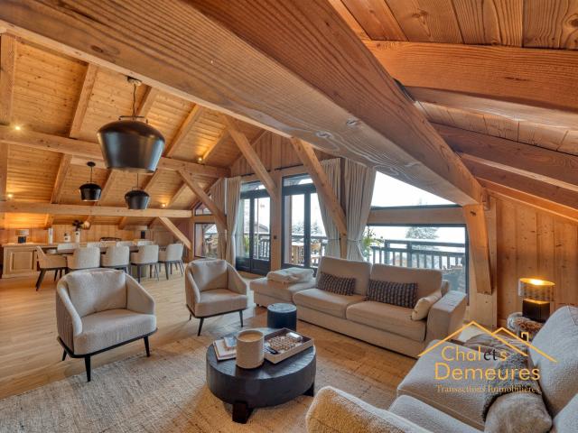 Appartement T6 ski duplex retour ski aux pieds 230m² Megève