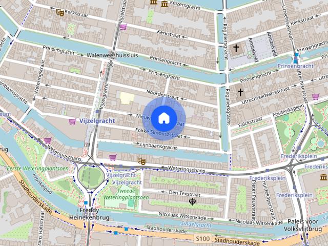 Appartement te huur: Nieuwe Looiersstraat 90 H 1017 VE Amsterdam