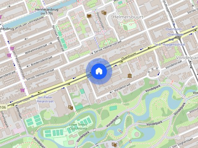 Appartement te huur: Overtoom 205 B3 1054 HT Amsterdam