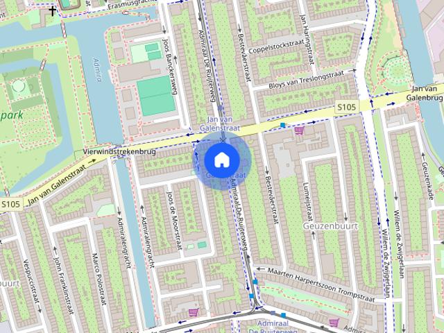 Appartement te huur: Admiraal De Ruijterweg 151 H 1056 GA Amsterdam