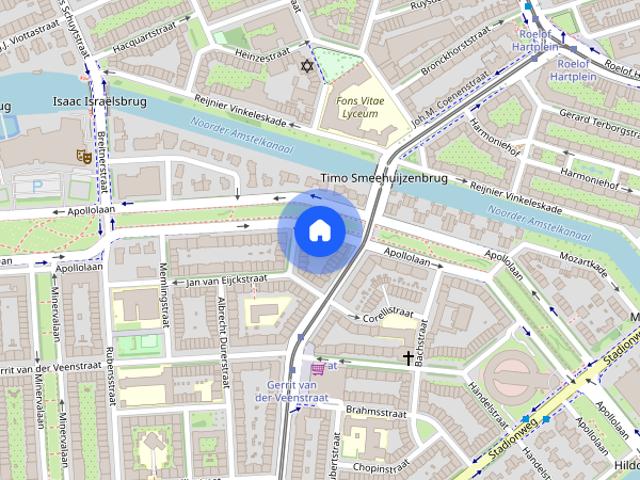 Appartement te huur: Apollolaan 93 H 1077 AM Amsterdam