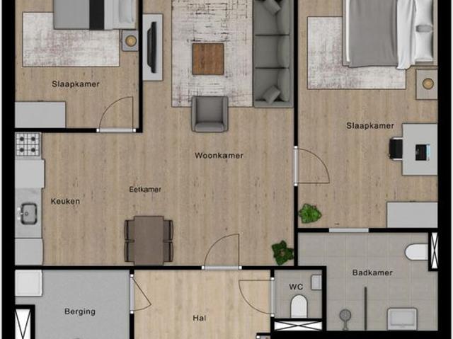 Appartement te huur: Appartement type E Bouwnr. 9 7771 TD Hardenberg