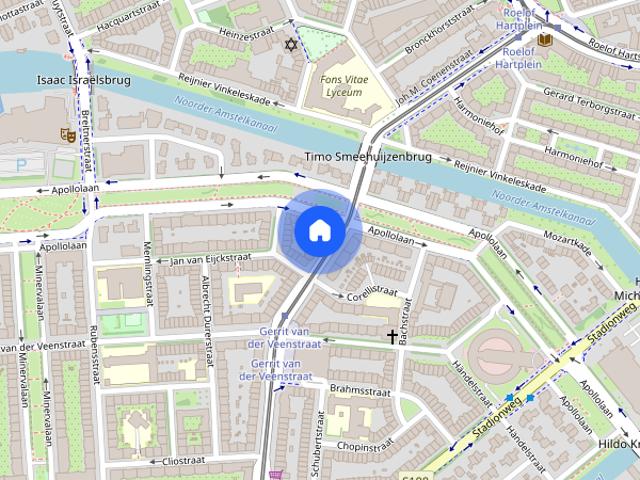 Appartement te huur: Beethovenstraat 8 B 1077 JG Amsterdam
