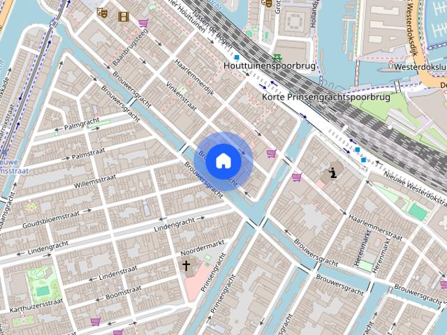 Appartement te huur: Brouwersgracht 188 E 1013 HC Amsterdam