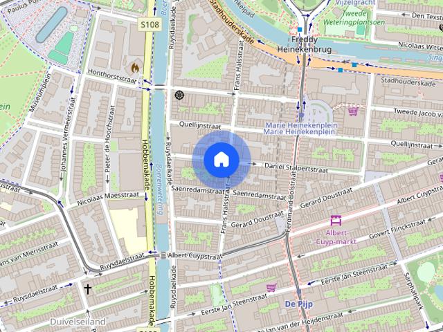 Appartement te huur: Daniël Stalpertstraat 34 B 1072 XG Amsterdam