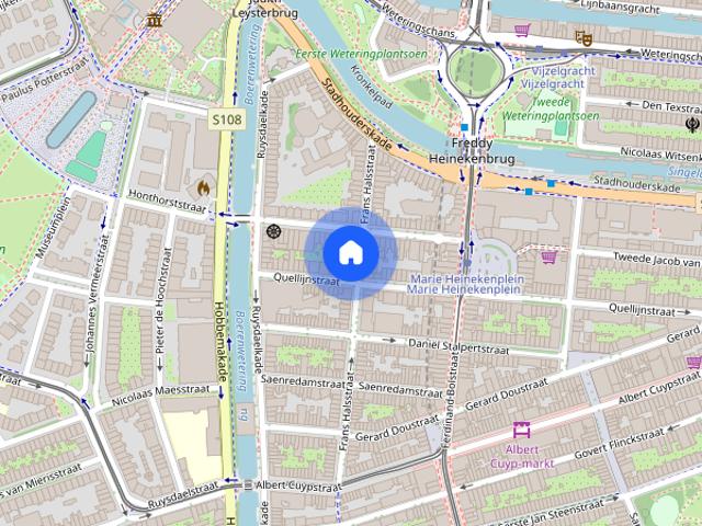 Appartement te huur: Frans Halsstraat 36 2 1072 BS Amsterdam
