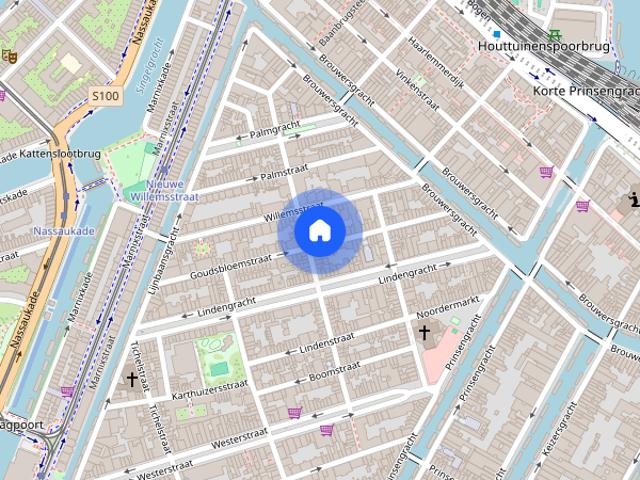 Appartement te huur: Goudsbloemstraat 74 E 1015 JR Amsterdam