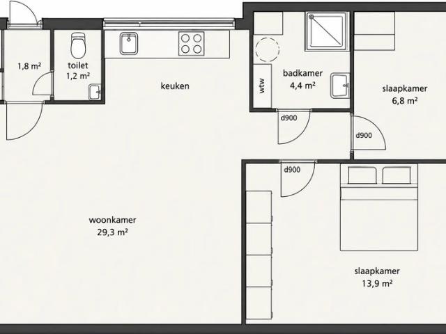 Appartement te huur in Nuenen