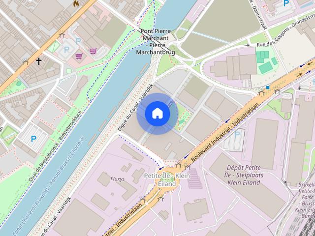 Appartement te huur in Anderlecht voor € 1.225 met 2 slaapkamers