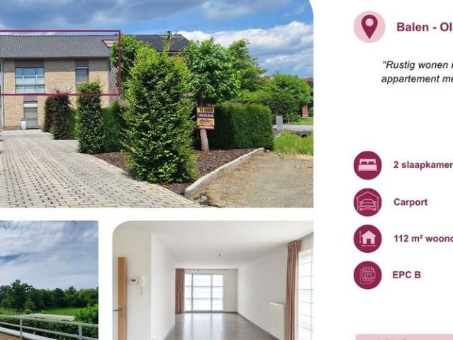 Appartement te huur in Balen voor € 900 met 2 slaapkamers