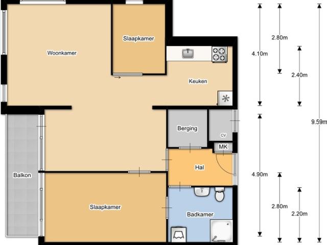 Appartement te huur in Harderwijk
