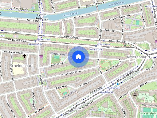 Appartement te huur: Jekerstraat 21 1 1078 LW Amsterdam