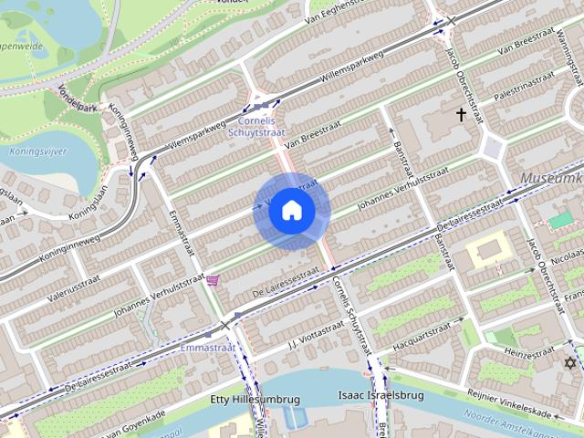 Appartement te huur: Johannes Verhulststraat 108 B 1071 NL Amsterdam