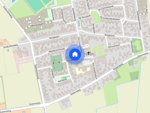Appartement te huur: Kerkpad 8 B 5428 GH Venhorst