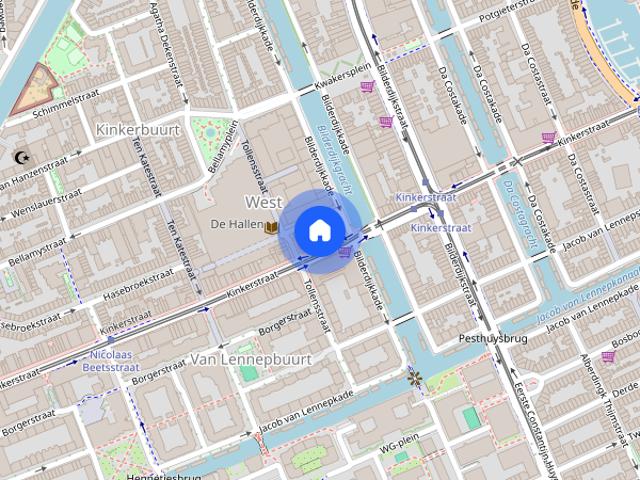 Appartement te huur: Kinkerstraat 126 B 1053 ED Amsterdam