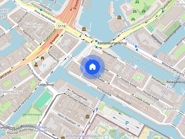Appartement te huur: Laagte Kadijk 17 G 1018 BB Amsterdam