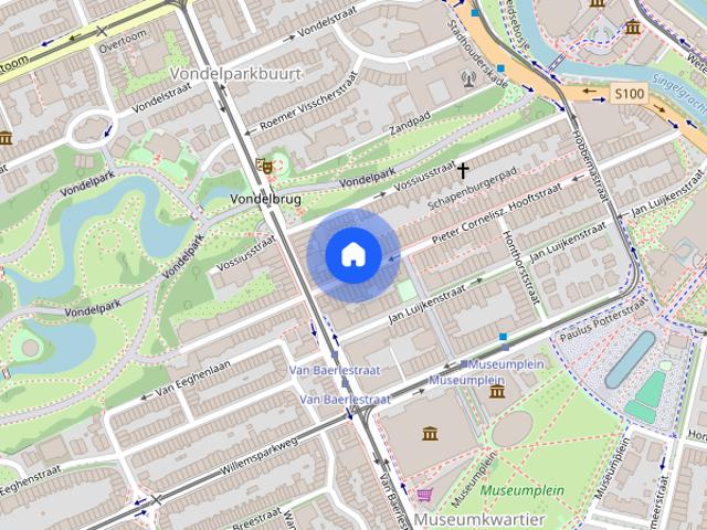 Appartement te huur: Pieter Cornelisz. Hooftstraat 130 1 1071 CE Amsterdam