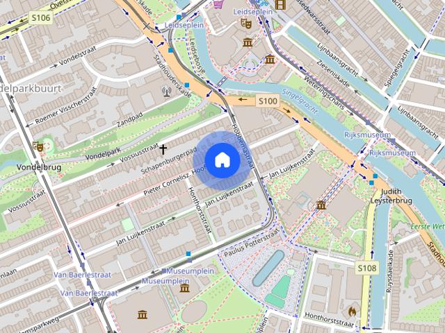Appartement te huur: Pieter Cornelisz. Hooftstraat 43 B 1071 BM Amsterdam