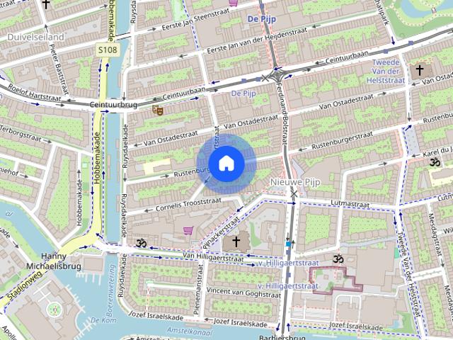 Appartement te huur: Rustenburgerstraat 423 H 1072 GX Amsterdam