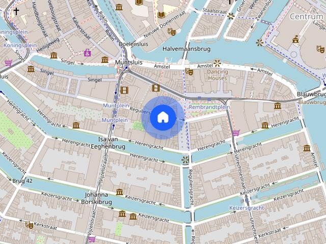 Appartement te huur: Reguliersdwarsstraat 106 F 1017 BN Amsterdam