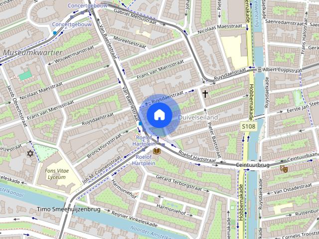 Appartement te huur: Roelof Hartplein 9 3 1071 TR Amsterdam