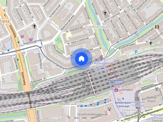 Appartement te huur: Stationssingel 37 B 3033 HB Rotterdam