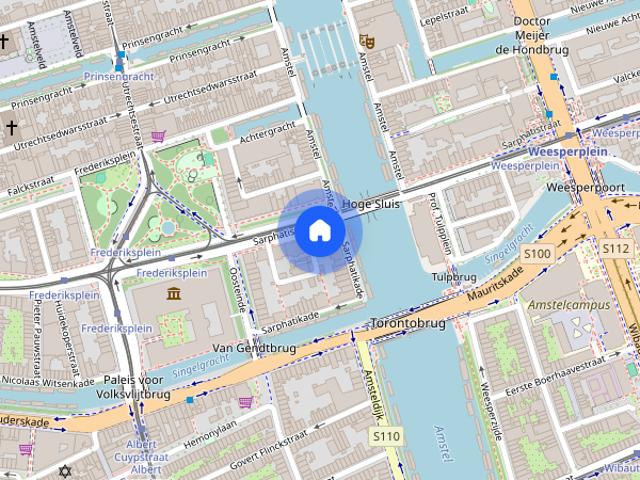 Appartement te huur: Sarphatistraat 14 L 1017 WS Amsterdam