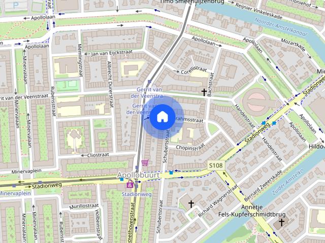 Appartement te huur: Schubertstraat 2 B 1077 GS Amsterdam