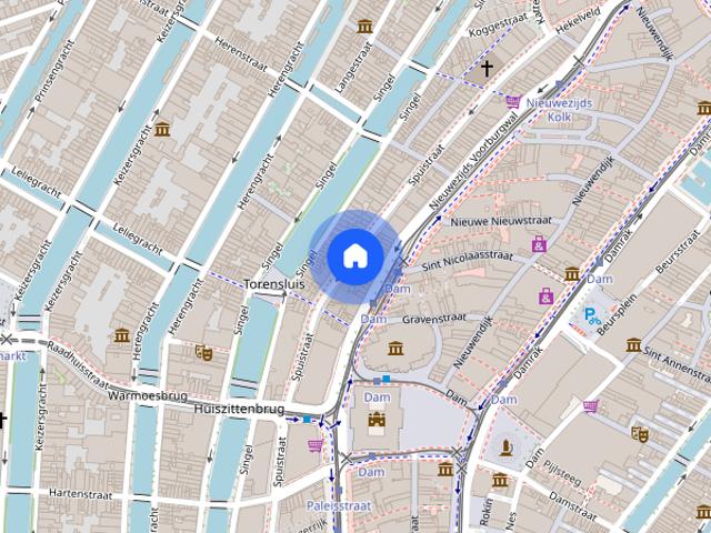 Appartement te huur: Spuistraat 105 G 1012 SV Amsterdam