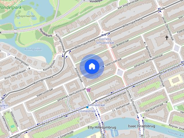 Appartement te huur: Valeriusstraat 68 H 1071 ML Amsterdam