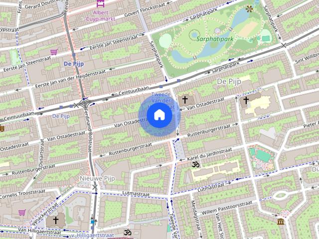 Appartement te huur: Van Ostadestraat 180 H 1072 TH Amsterdam