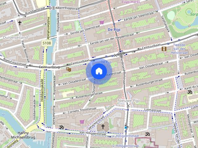 Appartement te huur: Van Ostadestraat 57 H 1072 SN Amsterdam
