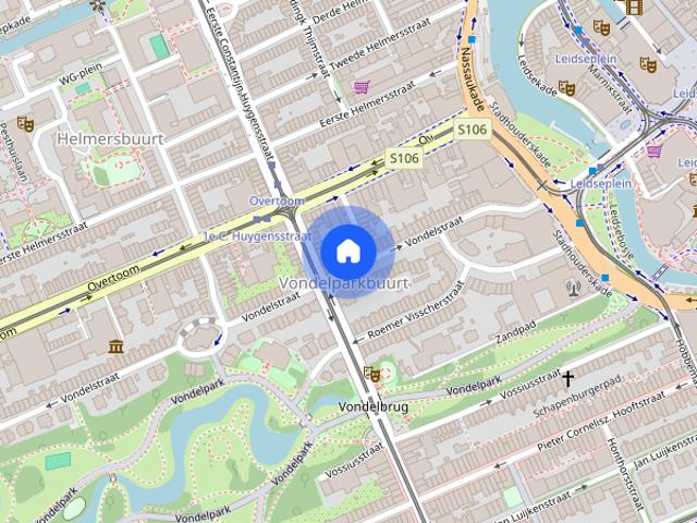 Appartement te huur: Vondelstraat 60 2 1054 GG Amsterdam