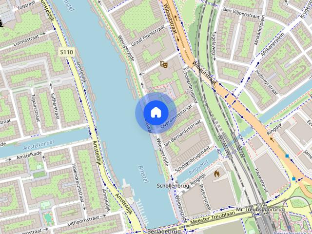 Appartement te huur: Weesperzijde 125 1 1091 ER Amsterdam